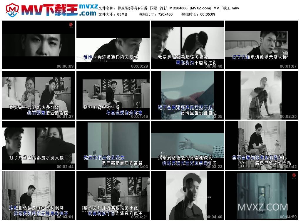 蒋家驹(蒋蒋)-告辞_国语_流行_MD204808